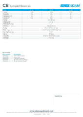 Adam Equipment CB 1001 - Compact Balance