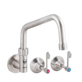 3Monkeez T-3MCW08 - Wall Stops & Elbow with 8" Spout