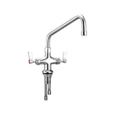 3Monkeez T-3MDH12 - Dual Bench Mount Tap Body with 12" Spout