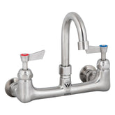 3Monkeez T-3MEWG07 - Exposed Wall Mount Tap Body with Gooseneck Swivel 7" Spout