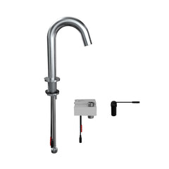 3Monkeez T-3MSS-GHMST21B - Gooseneck Bench Mounted Infrared Sensor Tap