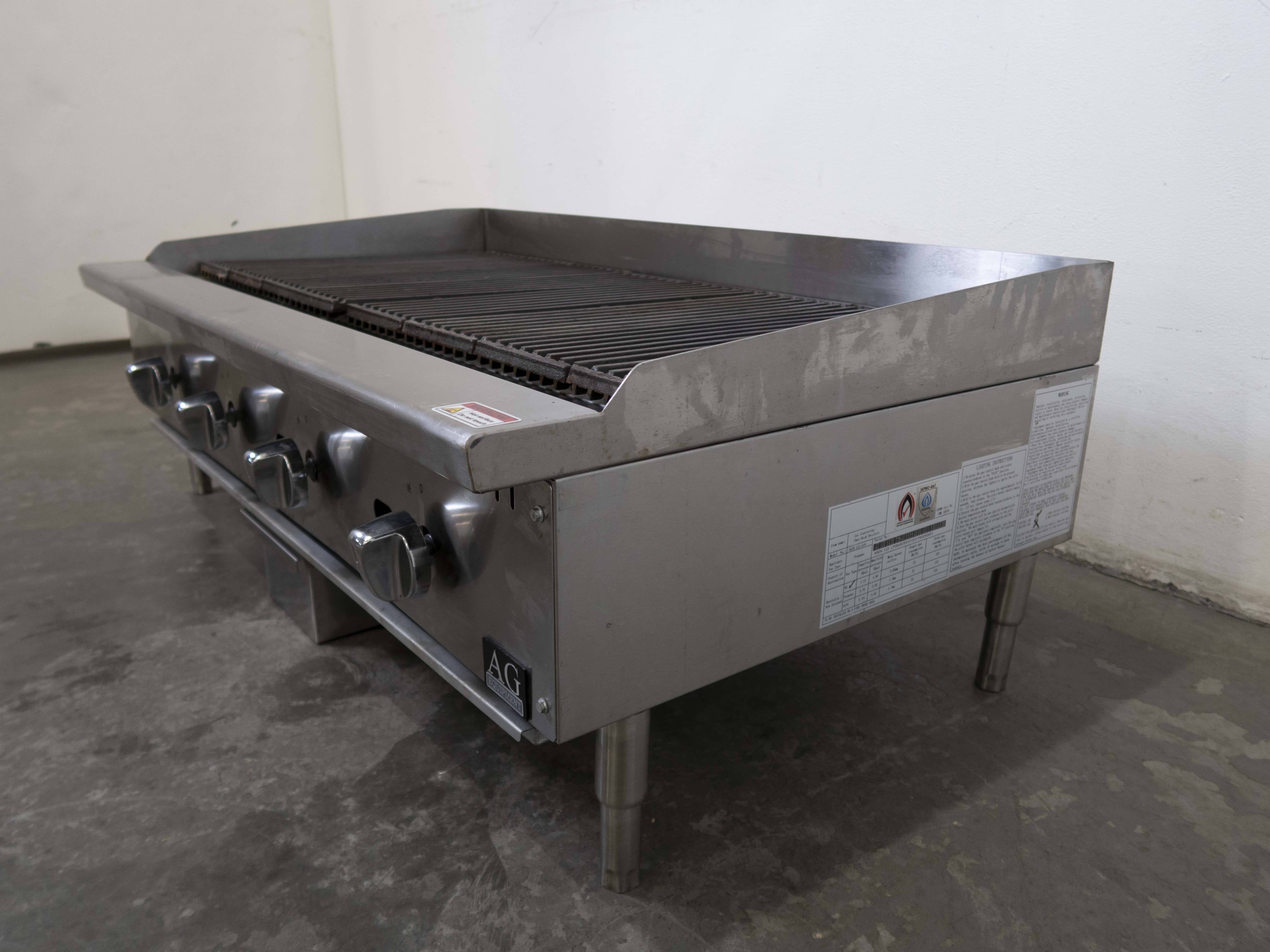AG Equipment AGCH-122-LPG Char Rock Broiler