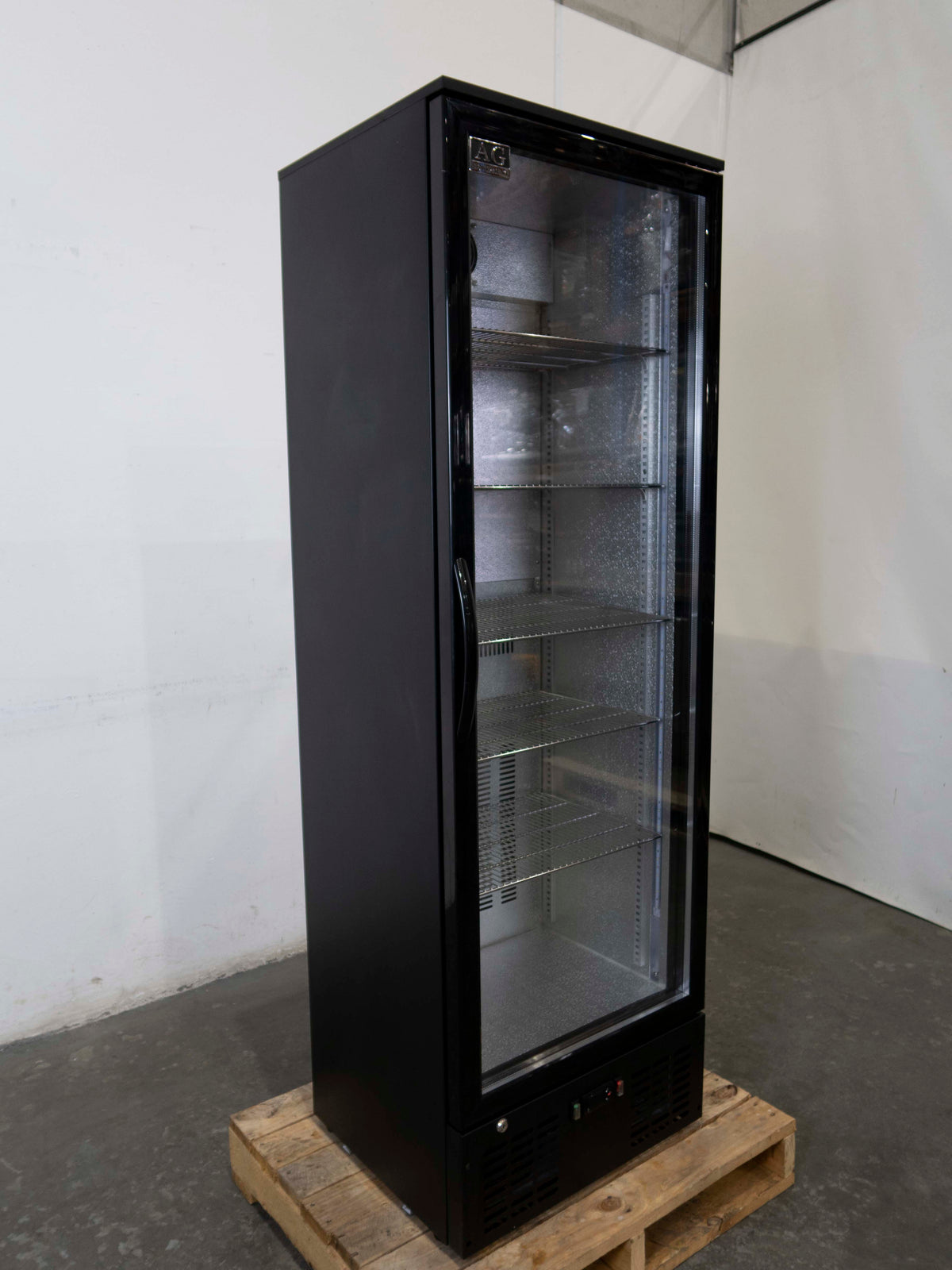 AG B300G Upright Glass Door Display Fridge