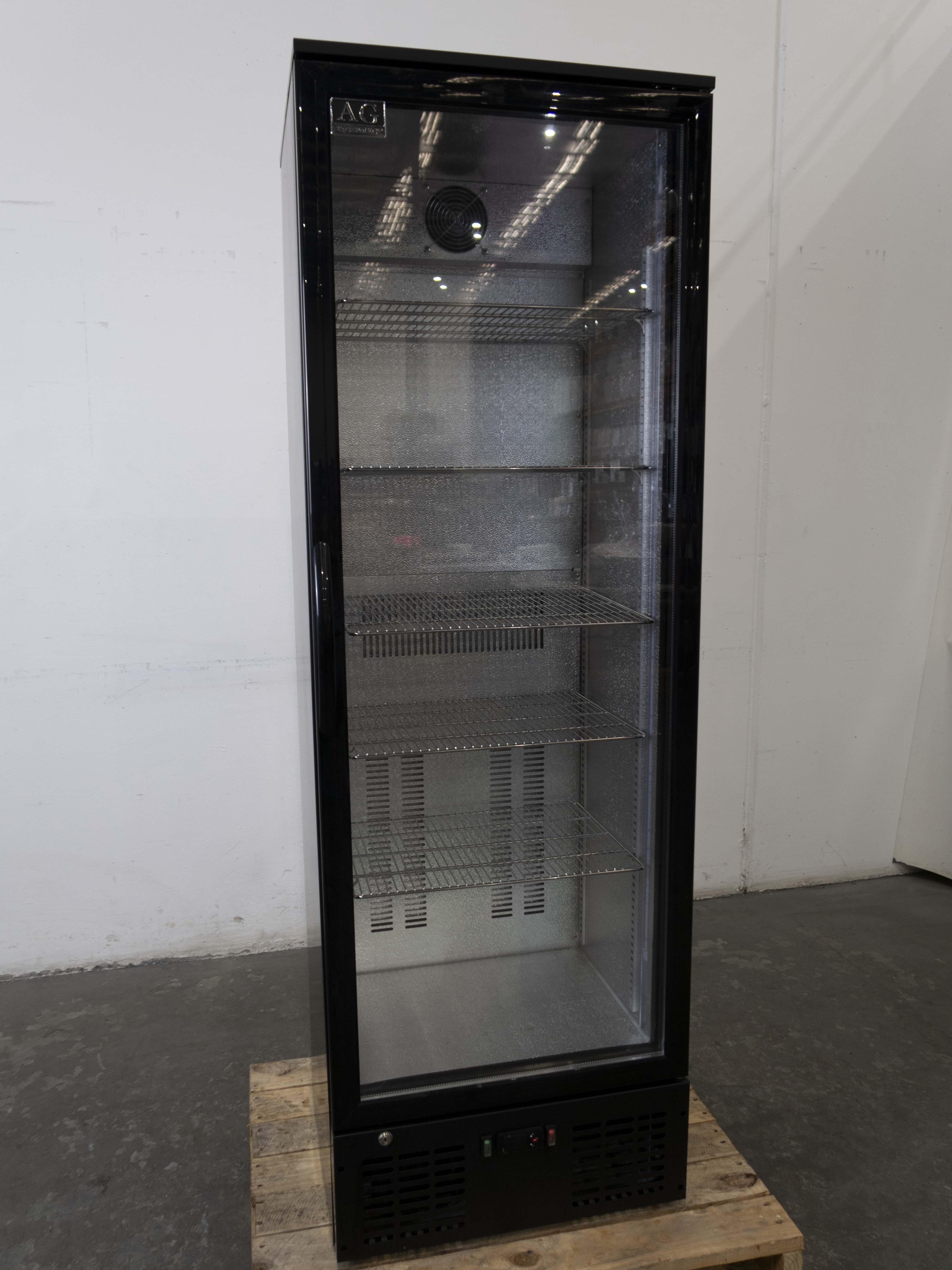 AG B300G Upright Glass Door Display Fridge