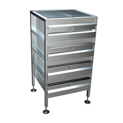 3Monkeez AB-4DRAW-L - Freestanding Four Drawer Unit