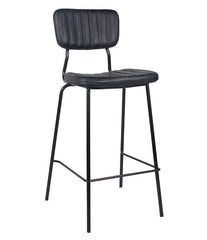 Ainsley Upholstered Bar Stool with Backrest