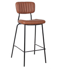 Ainsley Upholstered Bar Stool with Backrest