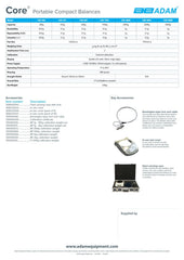 Adam Equipment Core CQT 5000 - Portable Compact Balance