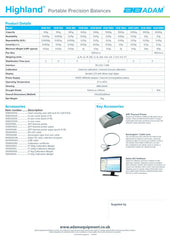 Adam Equipment Highland HCB 6001 - Portable Precision Balance