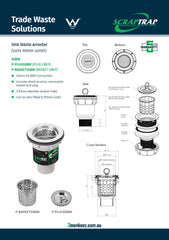 3Monkeez SSBW - Sink Waste Arrestor