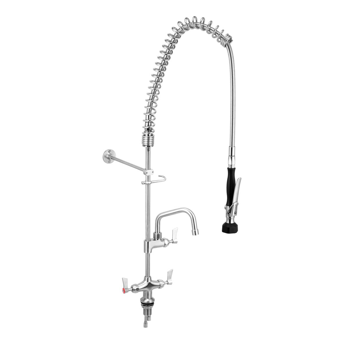 3Monkeez T-3M53015 - Stainless Steel Dual Bench Mount Pre-Rinse