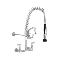 3Monkeez T-3M53449-C - Compact Stainless Steel Exposed Wall Mount Pre-Rinse