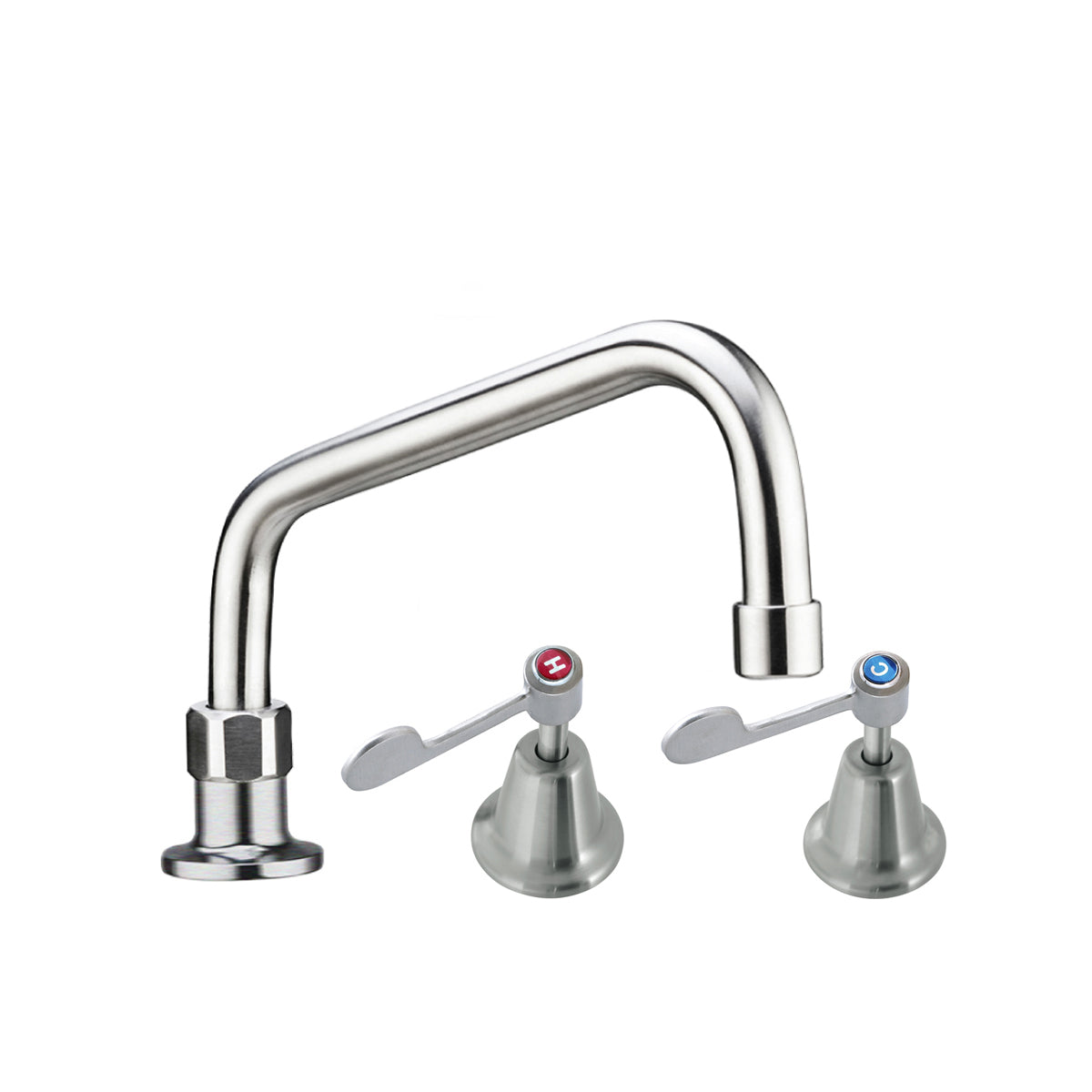 3Monkeez T-3MHS08 - Bench Mount & Basins Stops with 8" Spout