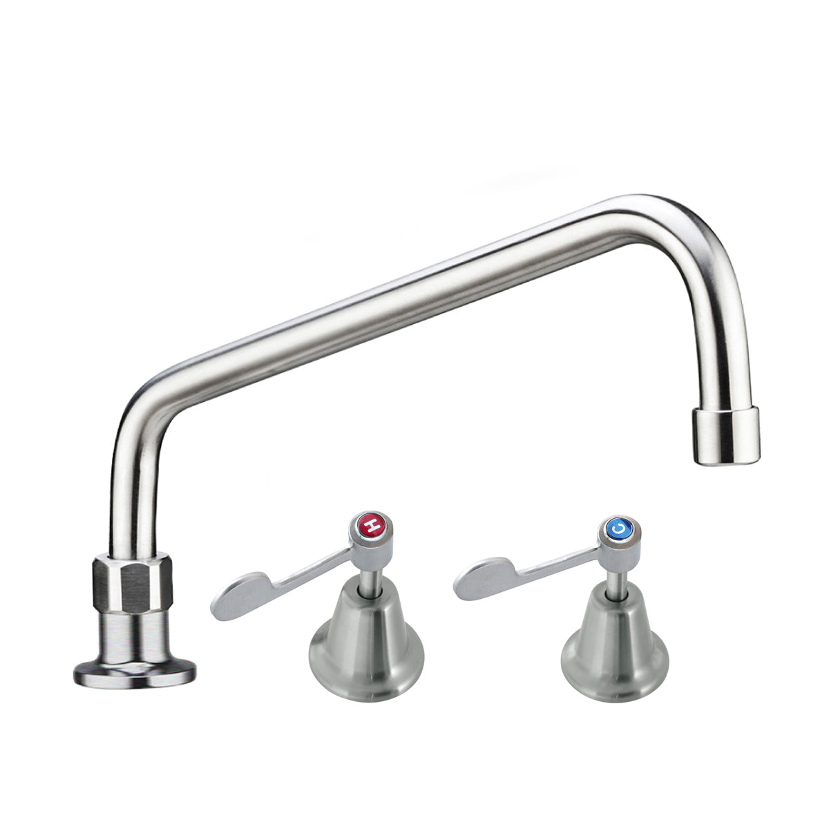 3Monkeez T-3MHS12  - Bench Mount & Basins Stops with 12" Spout